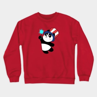 Patriotic Panda Crewneck Sweatshirt